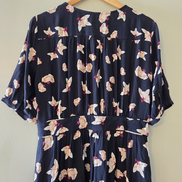 Ba&sh Kosma Short Flowing Floral Casual Boho Feminine Mini Dress Size Large - Picture 13 of 16